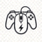电竞比分网流线型发光电竞Logo